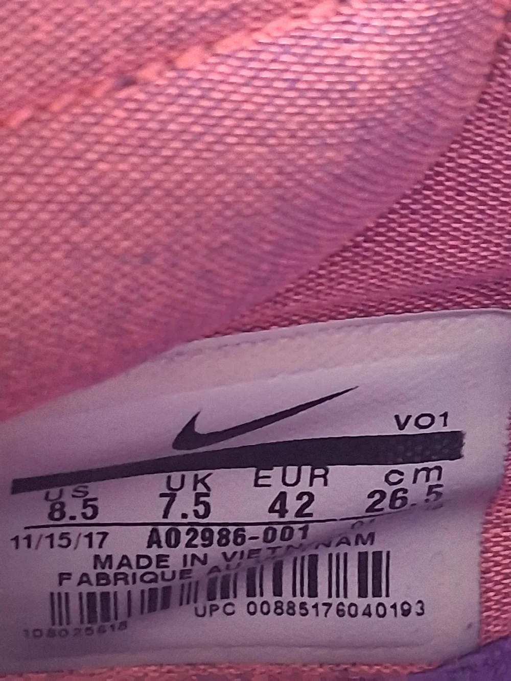 Nike PG2 Mamba Mentality Shoe - Size 8.5  Sneakers Zoom Purple Rare